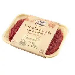 Carrefour Reflets de france 2 steaks hachés race à viande 12% m.g. reflets de france offre