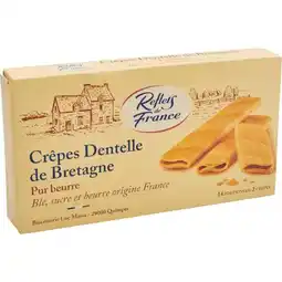 Carrefour Reflets de france crêpes dentelle au beurre offre