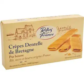 Carrefour Reflets de france crêpes dentelle au beurre offre