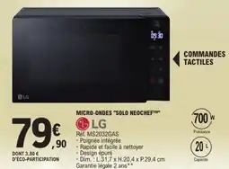 E.Leclerc LG Micro-ondes "solo neocheftm" offre