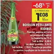 Supeco Kidibul - boisson pétillante offre