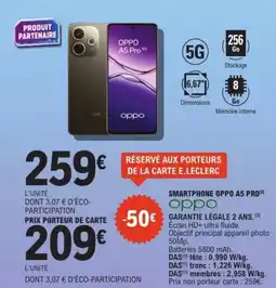E.Leclerc Espace Culturel OPPO Smartphone A5 pro offre