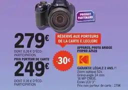 E.Leclerc Espace Culturel Appareil photo bridge pixpro az528 offre