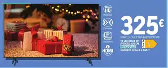E.Leclerc Espace Culturel HISENSE Tv led 50a6q 50" a (pouces) 126 cme offre