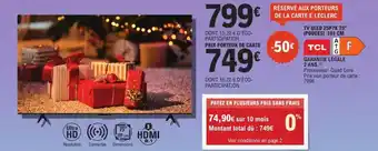 TLC Tv qled 75p7k 75" (pouces) 191 cm