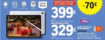 E.Leclerc Espace Culturel SAMSUNG Galaxy tab s10 lite sm-x400nzareub offre
