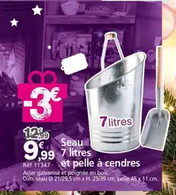 Provence Outillage Seau et pelle à cendres offre