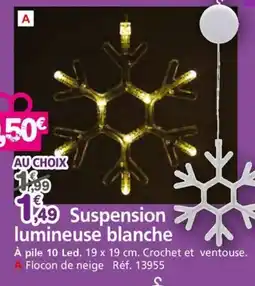 Provence Outillage Suspension lumineuse blanche offre