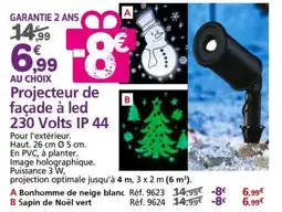 Provence Outillage Projecteur de façade à led 230 Volts IP 44 offre