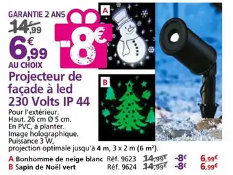 Provence Outillage Projecteur de façade à led 230 Volts IP 44 offre