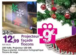 Provence Outillage Projecteur façade flocons offre