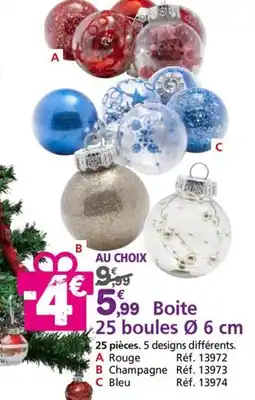 Provence Outillage Boite 25 boules Ø 6 cm offre