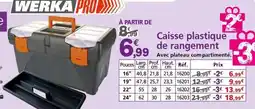 Provence Outillage WERKA PRO Caisse plastique de rangement offre