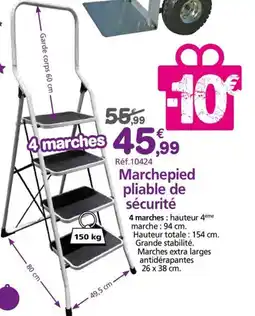 Provence Outillage Marchepied pliable de sécurité offre