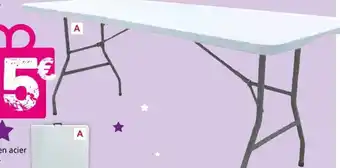 Provence Outillage WERKA PRO Table pliante rectangulaire offre