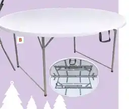 Provence Outillage WERKA PRO Table pliante ronde Ø 150 cm offre