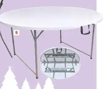 Provence Outillage WERKA PRO Table pliante ronde Ø 150 cm offre