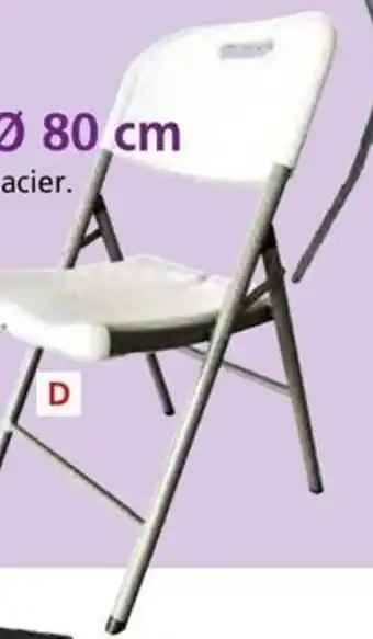 Provence Outillage WERKA PRO Chaise pliante offre