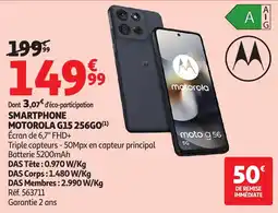 Auchan MOTOROLA Smartphone g15 256go offre