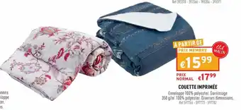 Trafic Couette imprimée offre