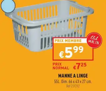 Trafic Manne a linge offre