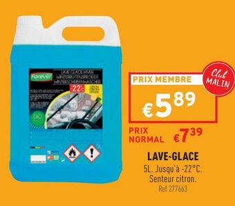 Trafic Lave-glace offre