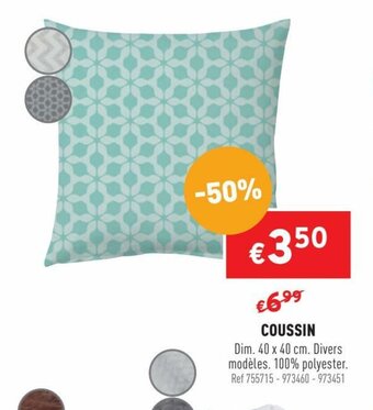 Trafic Coussin offre