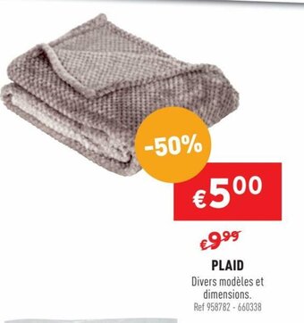 Trafic Plaid offre