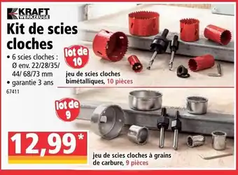 Norma Kit de scies cloches offre