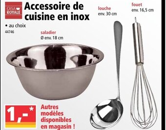 Norma Accessoire de cuisine en inox offre