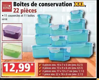 Norma Boîtes de conservation offre