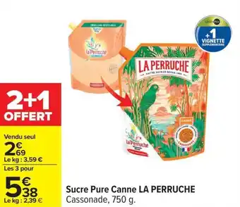 Carrefour Sucre pure canne la perruche offre
