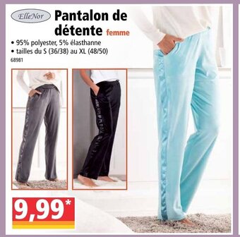 Norma Pantalon de détente offre