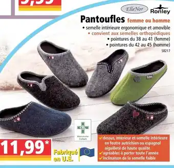 Norma Pantoufles offre