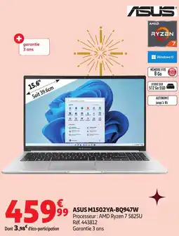 Auchan ASUS M1502YA-BQ947W offre