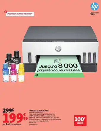 Auchan HP Smart tank plus 7005 offre
