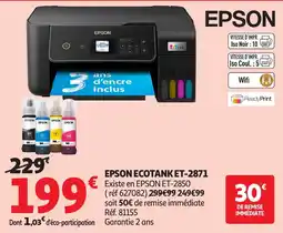 Auchan EPSON Ecotank et-2871 offre