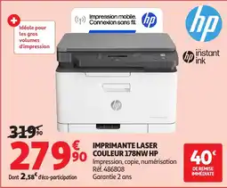 Auchan HP Imprimante laser couleur 178nw offre