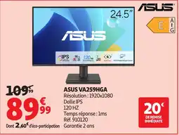 Auchan ASUS VA259HGA offre
