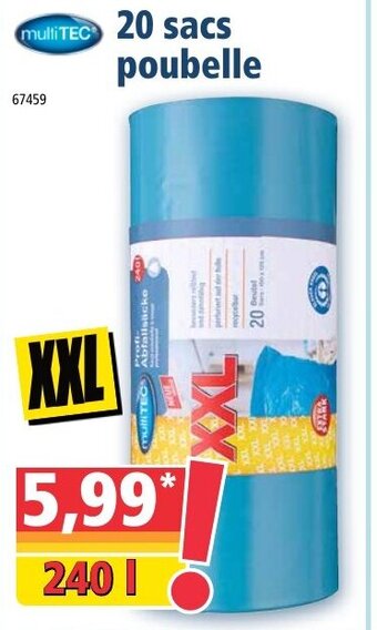 Norma 20 Sacs poubelle offre