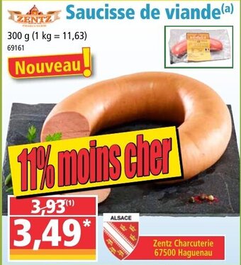 Norma Saucisse de viande offre