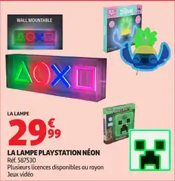 Auchan La lampe playstation néon offre