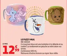 Auchan Le fuzzy mug offre