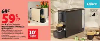 Auchan QILIVE Machine espresso a capsules q.5574 offre