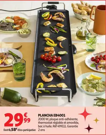 Auchan Plancha eb4001 offre