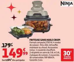 Auchan NINJA Friteuse sans huile crispi offre