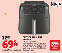 Auchan NINJA Friteuse sans huile af110eu offre
