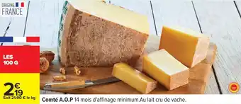 Carrefour Comté a.o.p 14 offre