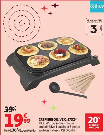 Auchan QILIVE Crepiere qilive q.5732 offre