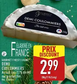 ALDI GOURMET FINEST CUISINE Demi coulommiers offre